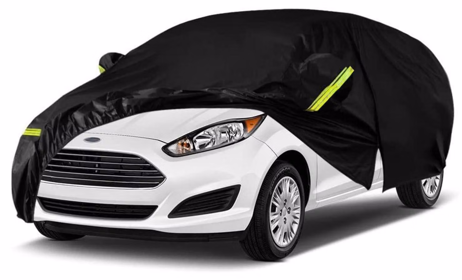 Copertura per auto, tipo garage completo, per Ford Fiesta dal 2008 al 2022, impermeabile, traspirante, protegge da polvere e neve