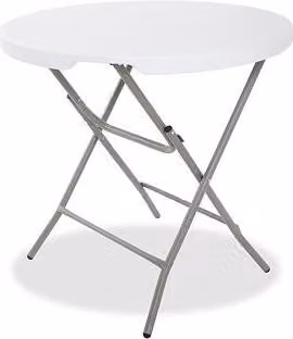 Tavolino da bistrot pieghevole - diametro 80 cm, altezza 75 cm