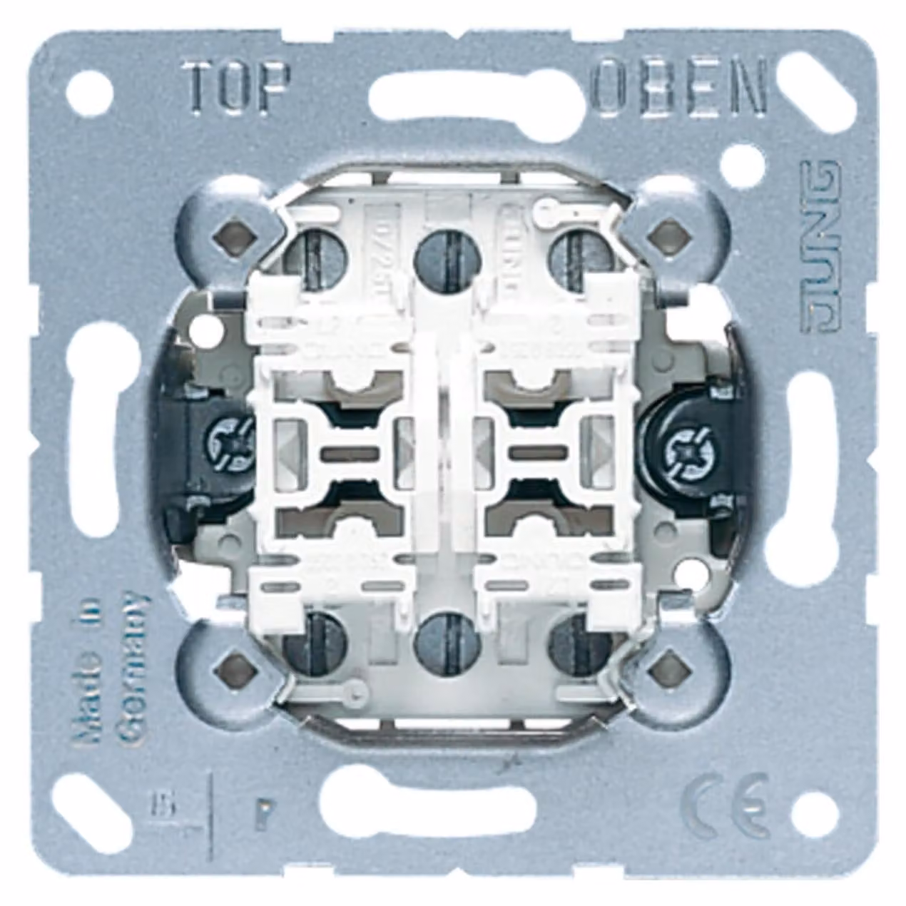 Pulsante doppio Jung Multi-Switch con 2x2 contatti NA 532-4 U