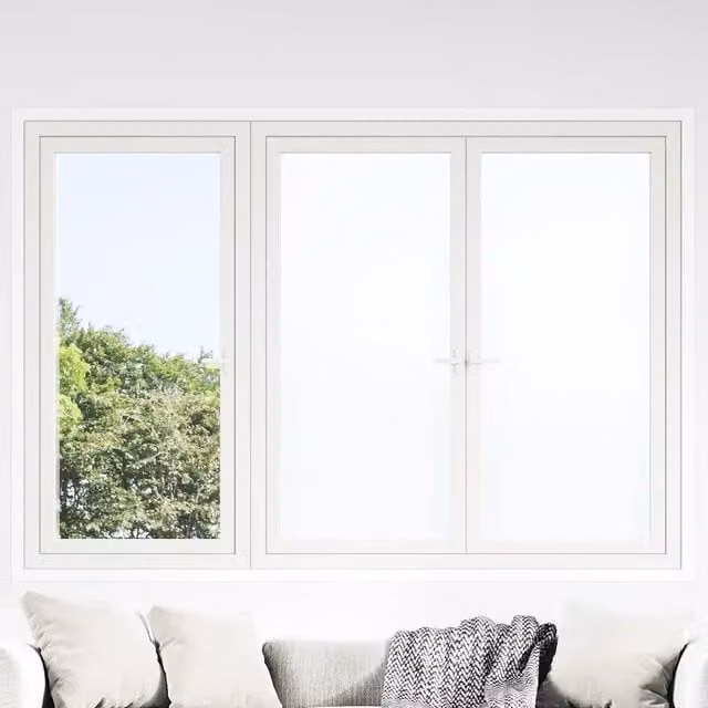 Pellicole Statiche Smerigliate Bianche in PVC vidaXL, Confezione da 5 Pezzi
