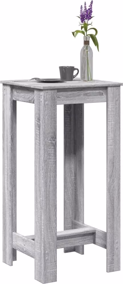 Maison Exclusive - Tavolo da bar grigio Sonoma 51x50x103,5 cm Materiale ligneo