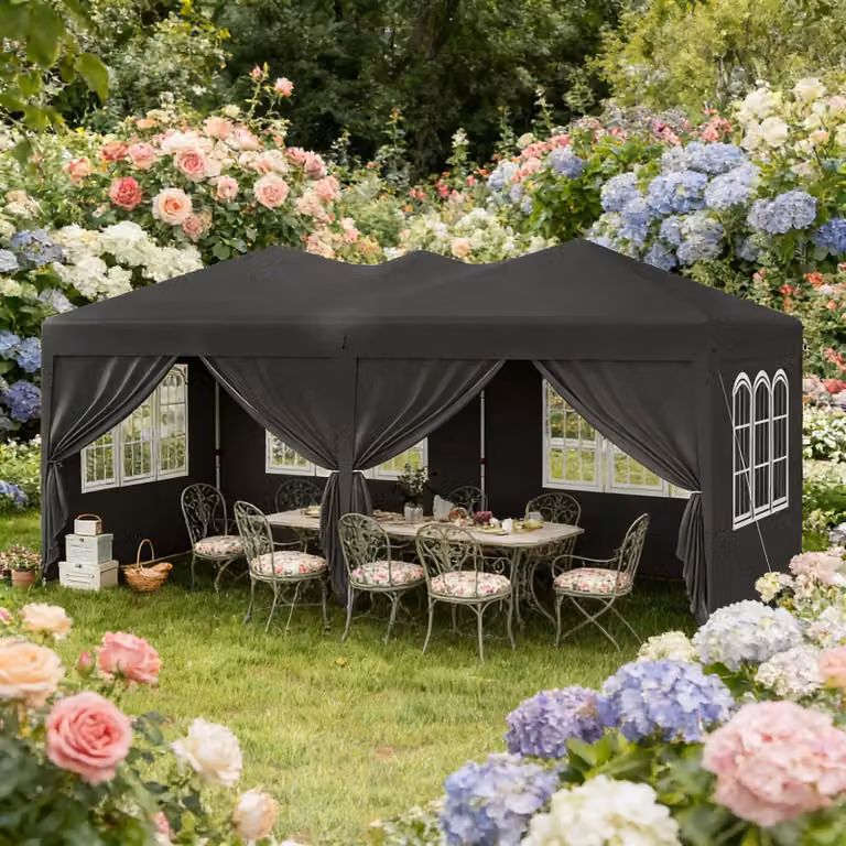 Tenda da festa, Gazebo spazioso, Tenda per la privacy con borsa da trasporto (solo con il gazebo)