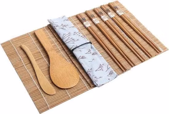 Set da sushi in legno
