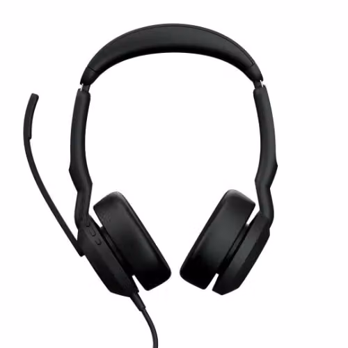 Auricolare Jabra Evolve2 50 On-Ear con Bluetooth, USB Type-C e USB Type-A, Nero – 2