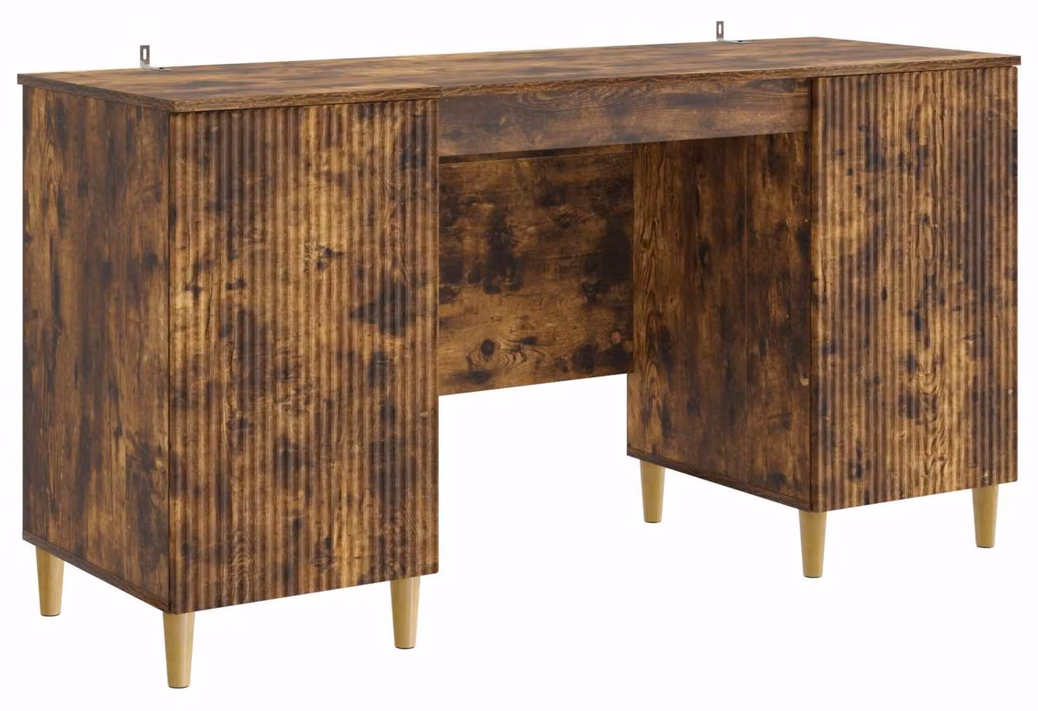 Scrivania Rovere Fumo 142,5 x 50 x 75 cm Legno ingegnerizzato