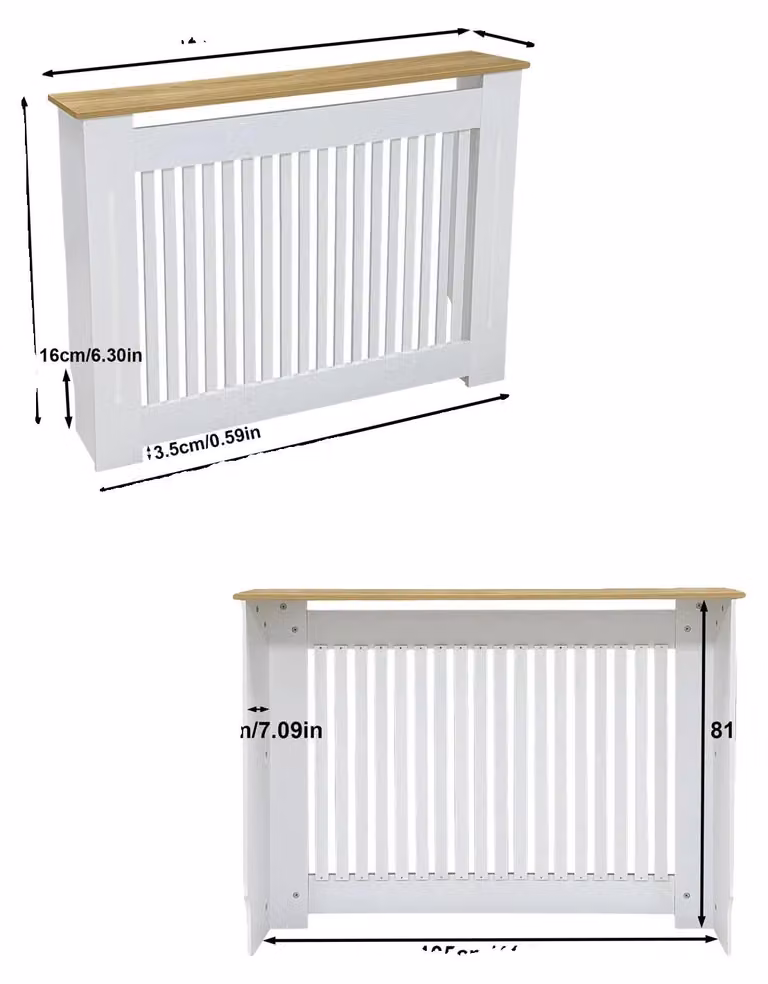 Copertura per termosifoni, design moderno e minimalista, ampia compatibilità, M