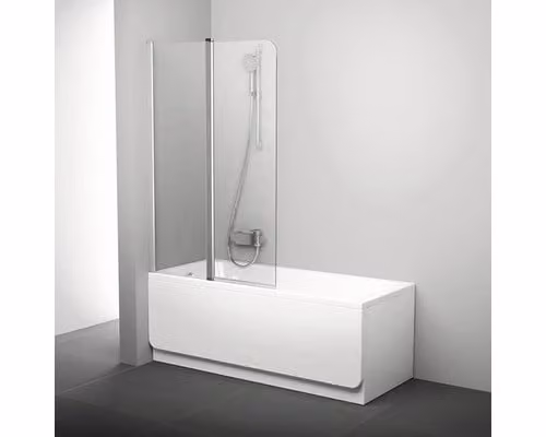 Schermo per vasca da bagno Ravak Chrome CVS2-100 L satinato+trasparente 7QLA0U00Z1