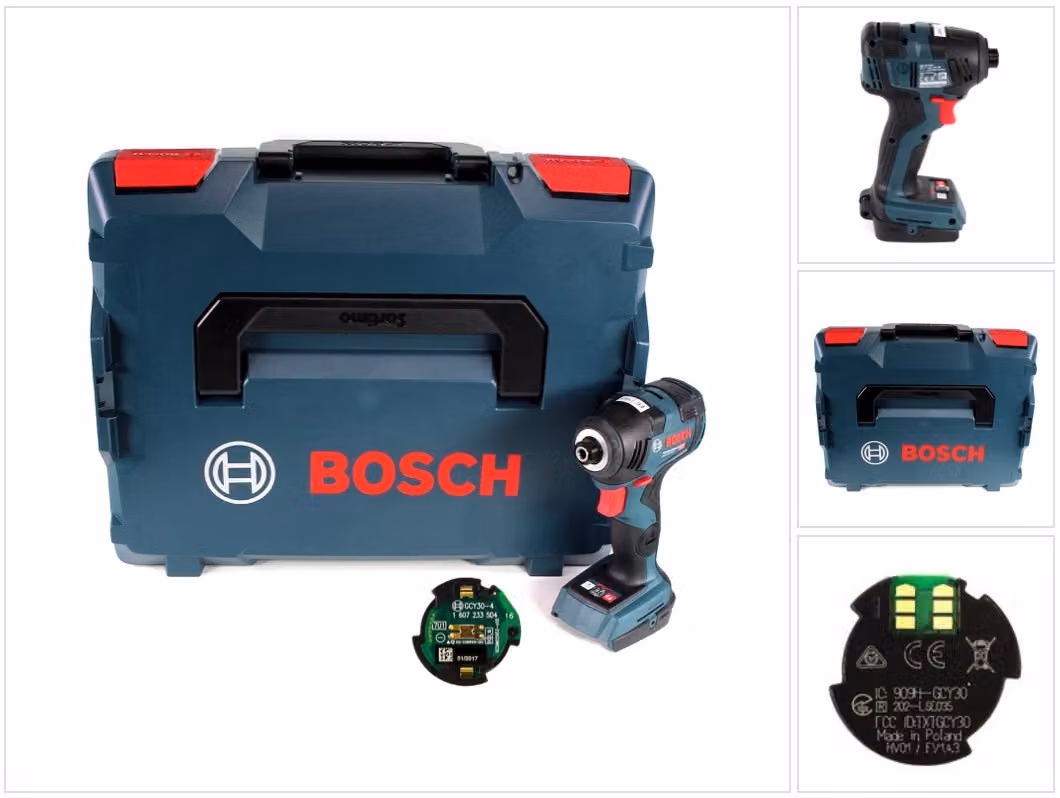 Avvitatore a impulsi a batteria GDR 18V-200 C, versione singola, GCY 30-4, L-BOXX