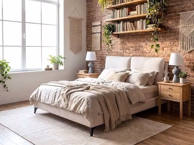 Letto imbottito Beliani in velluto beige stile scandinavo L/P: 140 x 200 cm – 1