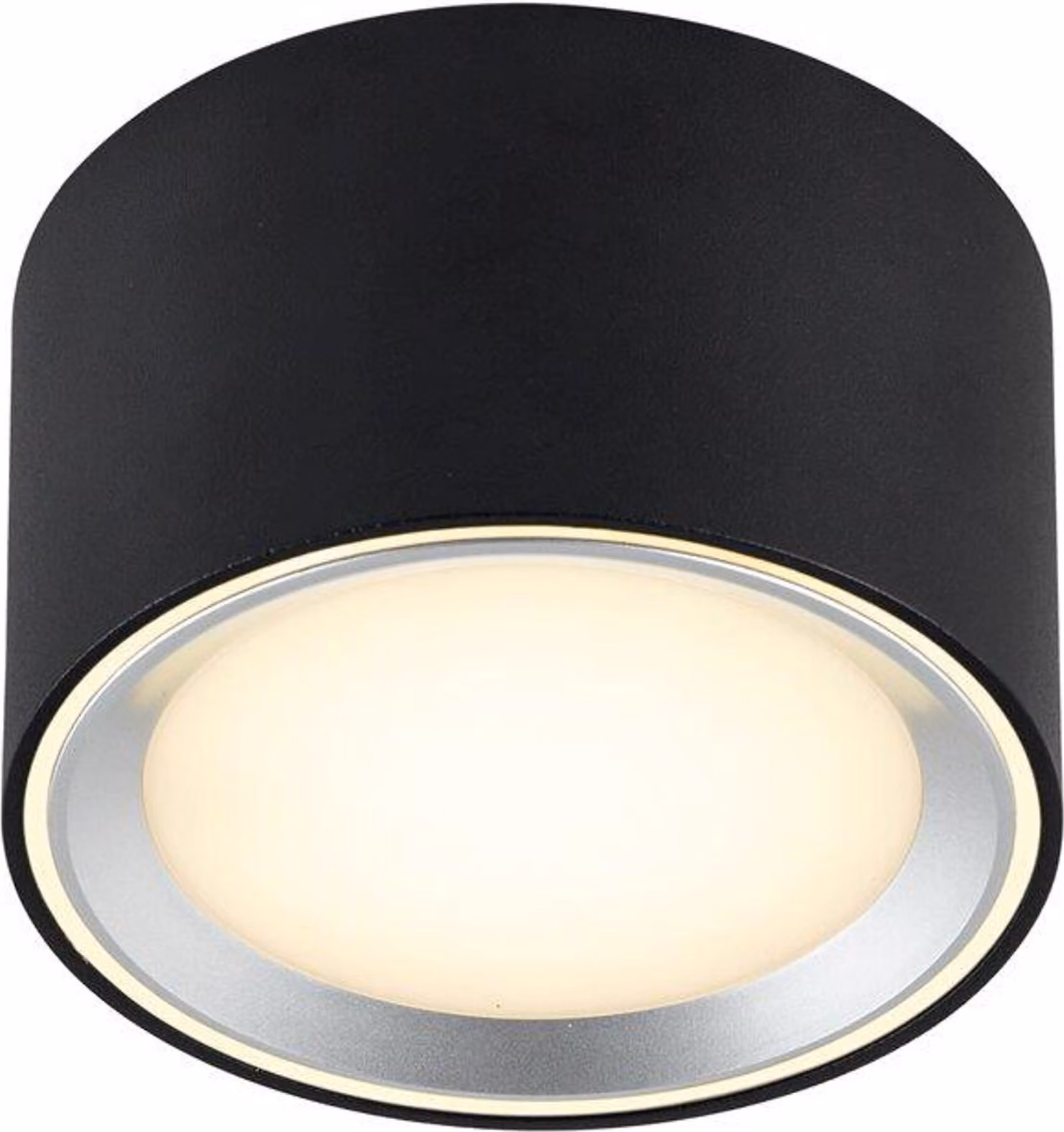 Nordlux LED spot da soffitto Fallon nero 8,5W 500lm 60 mm
