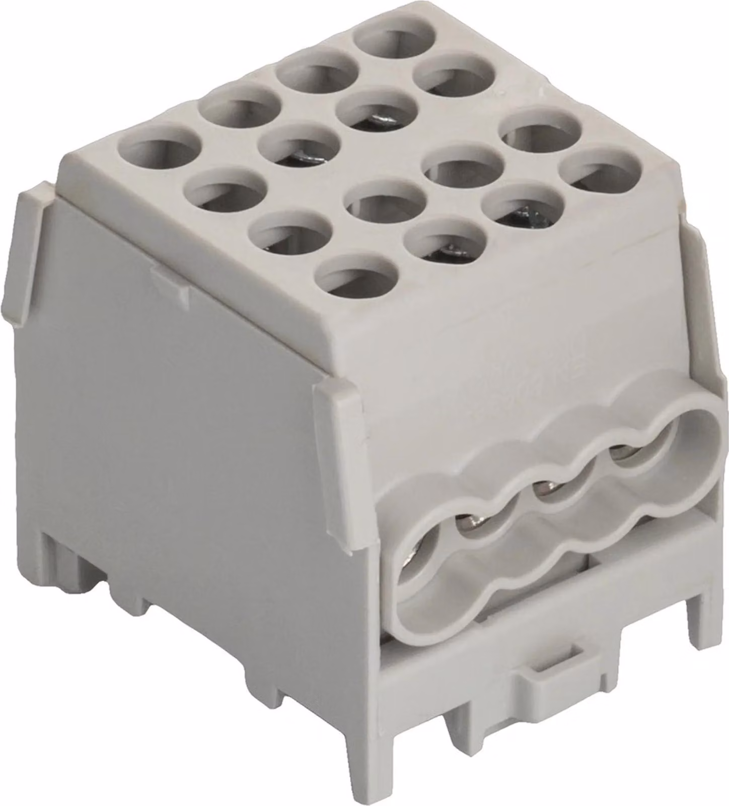 Morsetto di derivazione Pollmann per linea principale, 1 polo, 1 ingresso 2x25 mm², 1 uscita 6x16 mm², 1 pz.