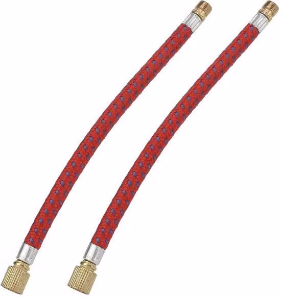 Dailygoods - Pompa per bicicletta con tubo lungo e design a doppia valvola