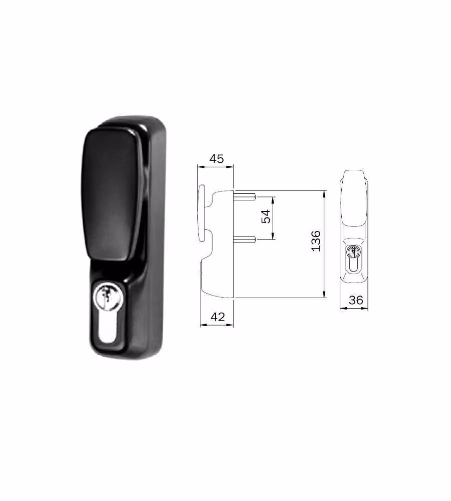 Comando Esterno Maniglioni Idea 94013005T Iseo