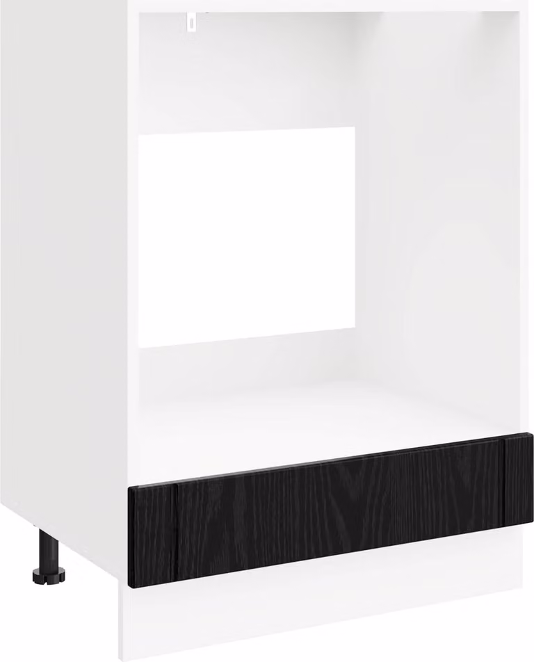 Armadio per forno LUCCA Rovere Nero 60 x 46 x 81,5 cm
