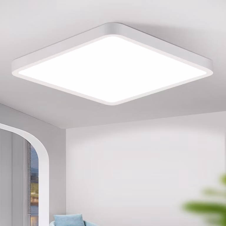 ZMH lampada da soffitto LED plafoniera piatta 23CM lampada da bagno bianco 18W lampada da corridoio illuminazione da soffitto camera da letto 6500K lampada da cucina lampada da bagno angolare
