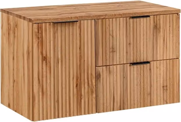 Set mobili bagno 100 cm con piano Adel Oak 100 cm