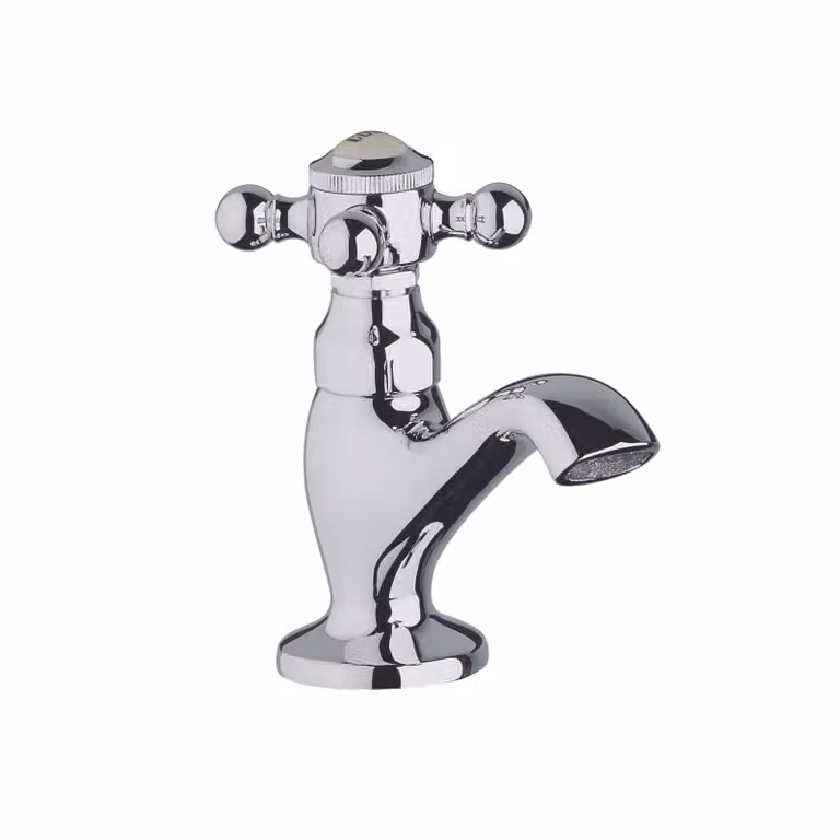 Robinet d'eau froide KLUDI 1926, poignée en croix, montage 1 trou, chromé, 510140520, 510140520