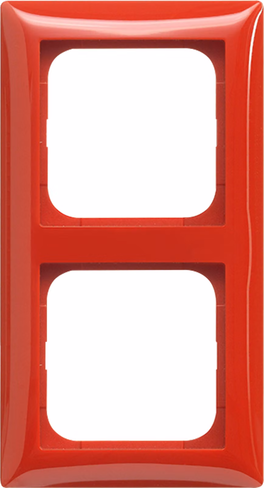 Telaio Busch-Jaeger a 2 prese rosso 1722-917