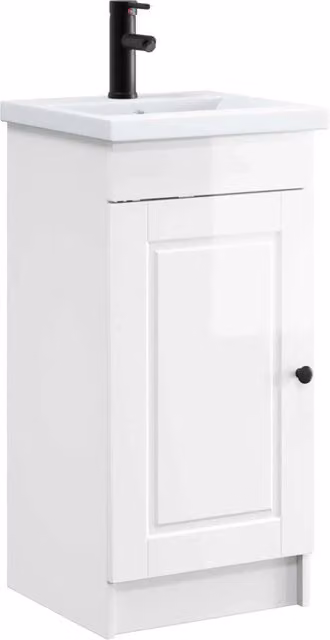 Mobile da bagno con Lavabo | Armadio Lavabo Bianco Lucido 42 x 40 x 84,5 cm