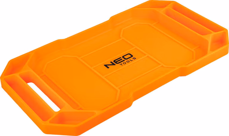 Vassoio portautensili NEO TOOLS, in silicone, 54 x 35 x 2,9 cm, 7 scomparti, profondità 30 mm, flessibile, antiscivolo, protettivo, protegge gli accessori in esso contenuti dallo schiacciamento