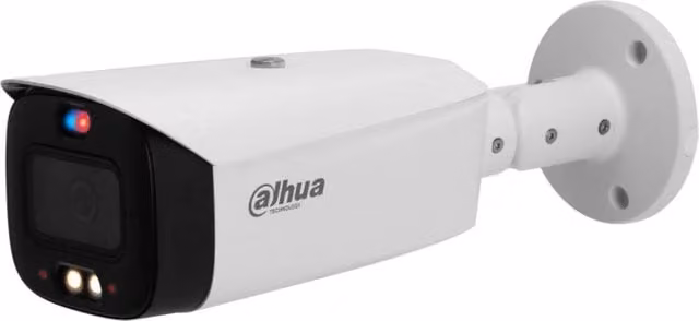 Telecamera di sorveglianza Dahua 5Mp Smart Dual Light con deterrenza attiva, lente 2.8mm, tecnologia IP PoE, modello IPC-HFW3449T1-AS-PV-S4