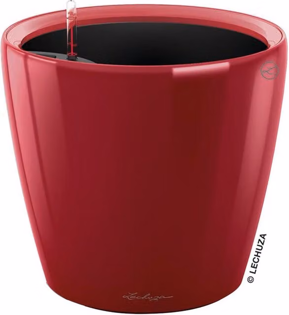 Vaso autoirrigante Classico Premium LECHUZA in polipropilene rosso H 47 cm x ø 50 cm