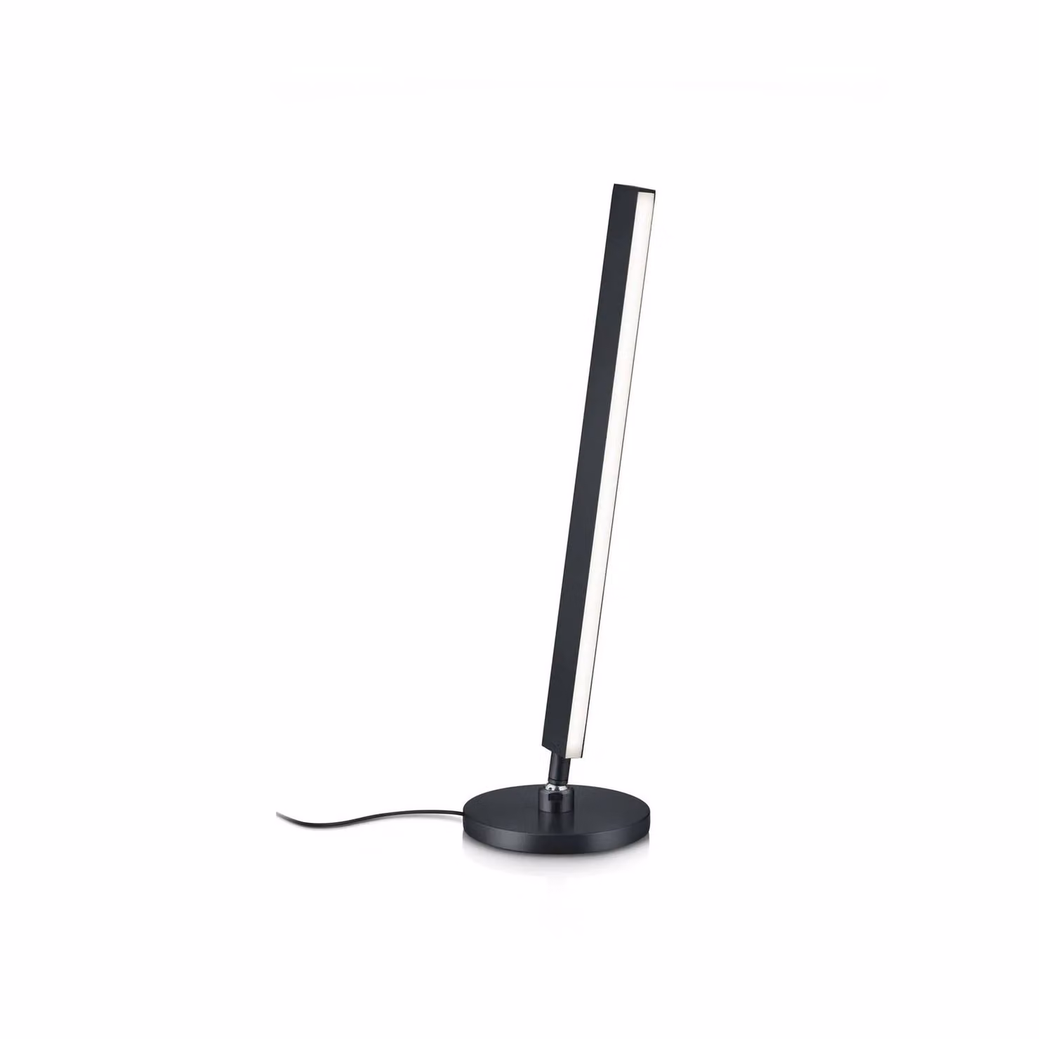Knapstein Lampada da tavolo a LED Kosma, dimmerabile, Nero, Soggiorno / Sala da pranzo, Ottone, Moderno, Lampada da tavolo LED