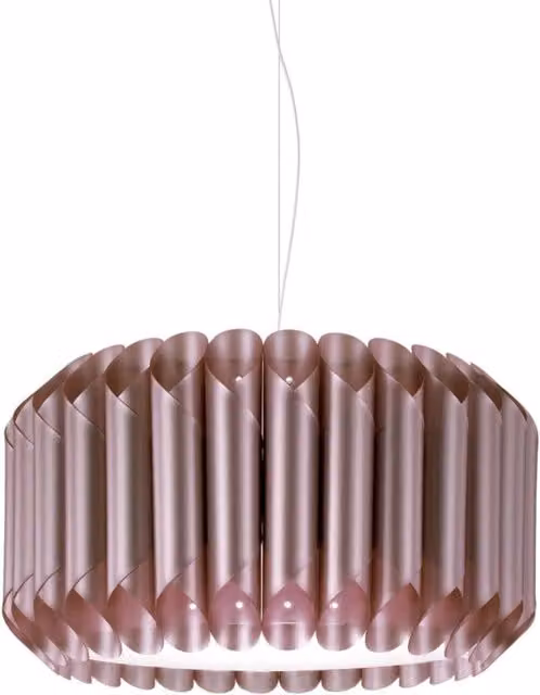 Sospensione Pink Metal in Metallo Cromato