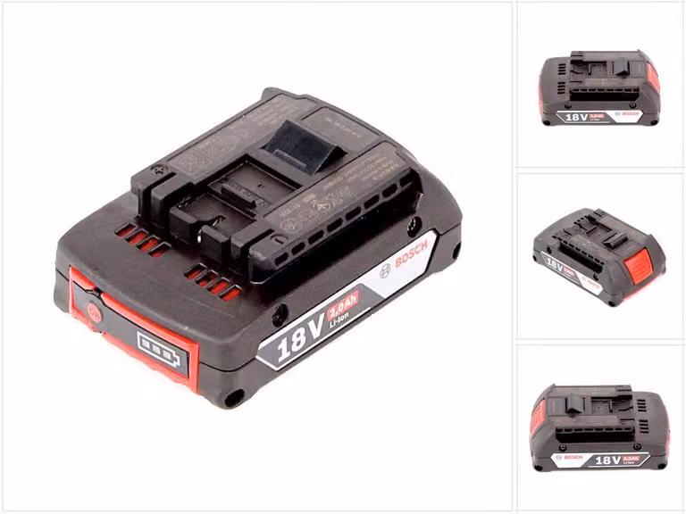 Bosch GBA 18V 2,0 Ah / 2000 mAh Batteria agli ioni di litio ad inserimento (1600Z00036)