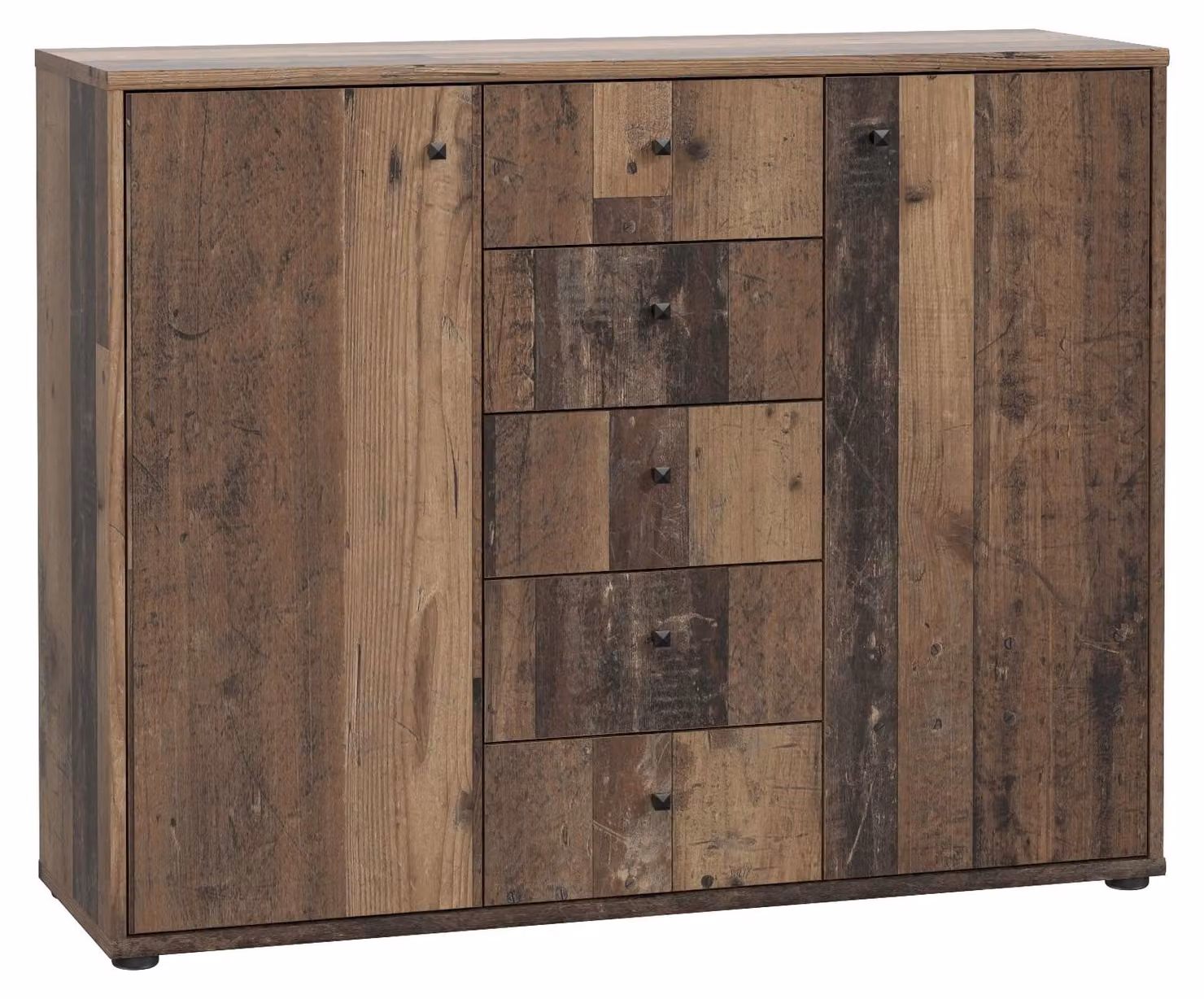 Comodà >Tembi< in Old Wood Vintage - 108,8x85,5x34,8 cm (LxAxP)