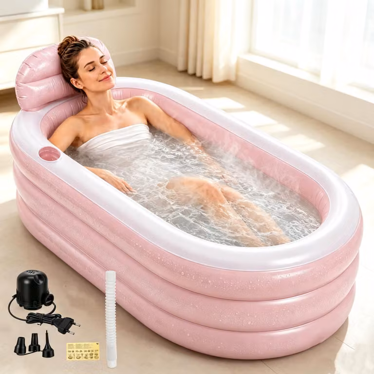Vaschetta da bagno gonfiabile elettrica - 160 x 85 x 45 cm - Capacità: 100 kg