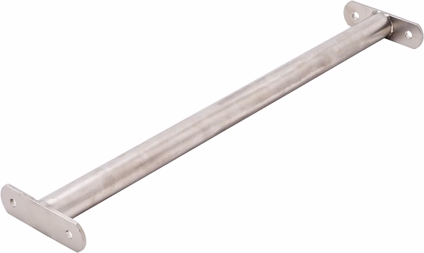TRIBECCO® barra orizzontale barra da ginnastica barra di metallo (115 cm, acciaio inox)