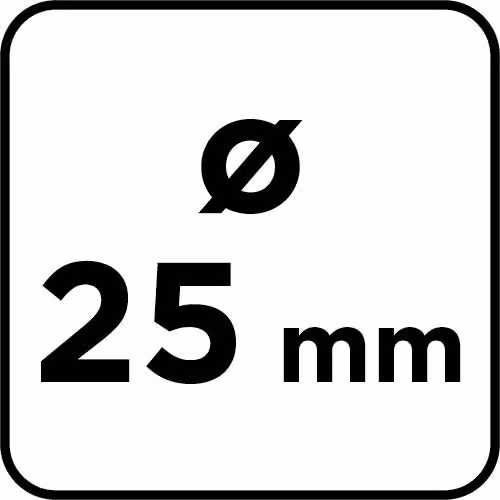 Trapano per calcestruzzo SDS Plus a doppia spirale, 25 x 260 mm