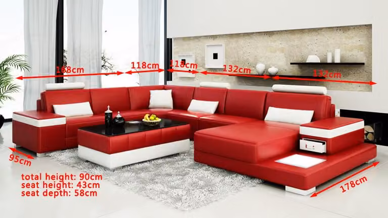 Designer Sofa Couch Ecksofa Luxus Polster Garnitur Wohnlandschaft U-Form