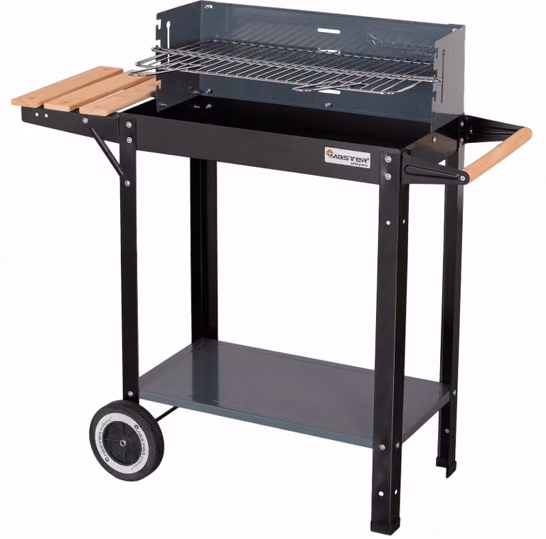 Griglia da giardino con ripiano laterale - Master Grill MG 909