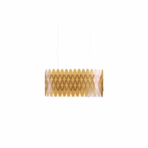 Lampadario Moderno Polilux ® New Gold E Metallo Cromo 6 Luci E27
