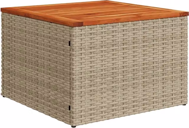 Set Divano da Giardino 8 pz con Cuscini Beige in Polyrattan 3226646