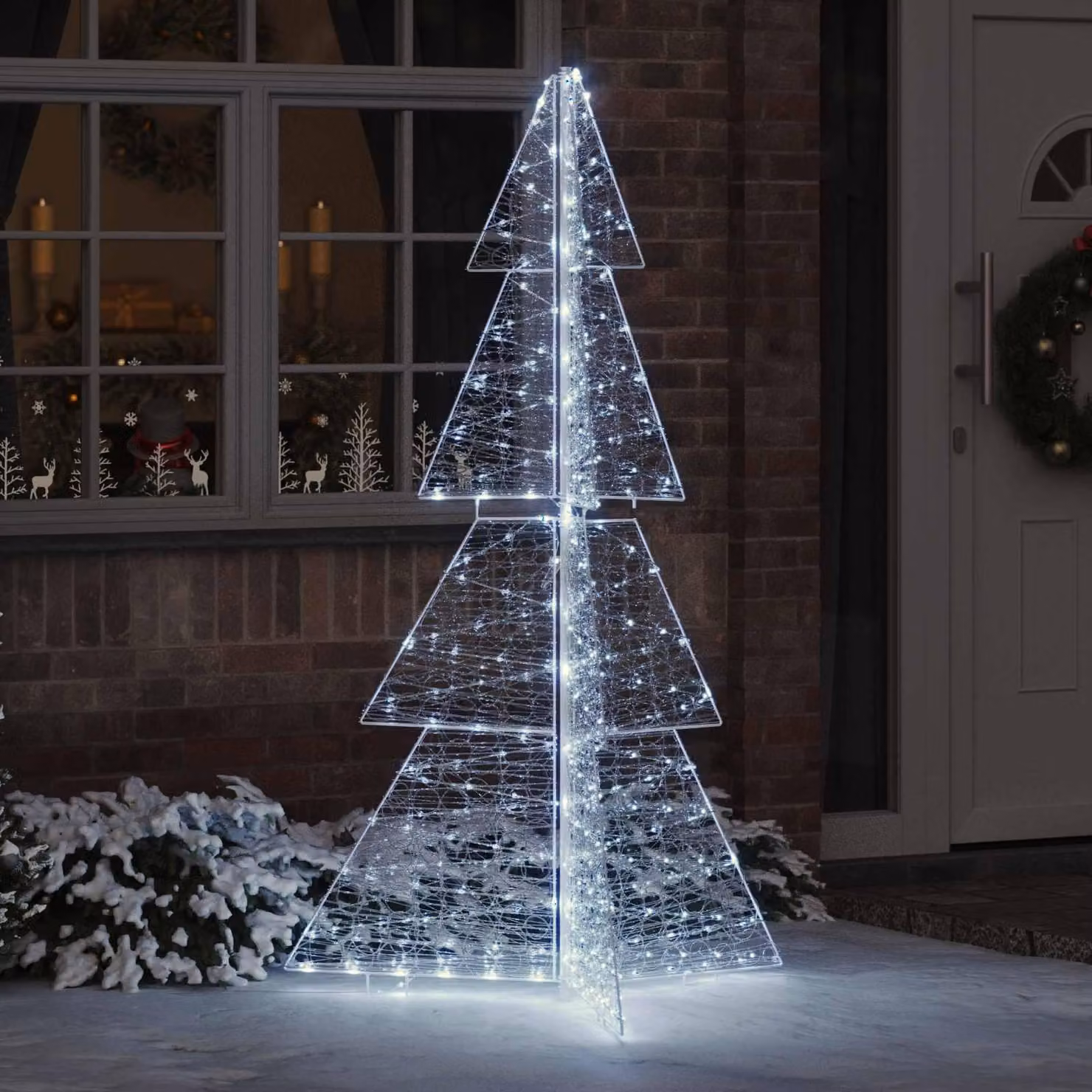 Maison Exclusive - Albero di Natale con 240 LED, luce bianca fredda, 180 cm, in acrilico