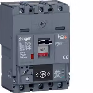 Hager Interruttore di potenza h3+ P160 Energy 3x160 A 70 kA HES160NC