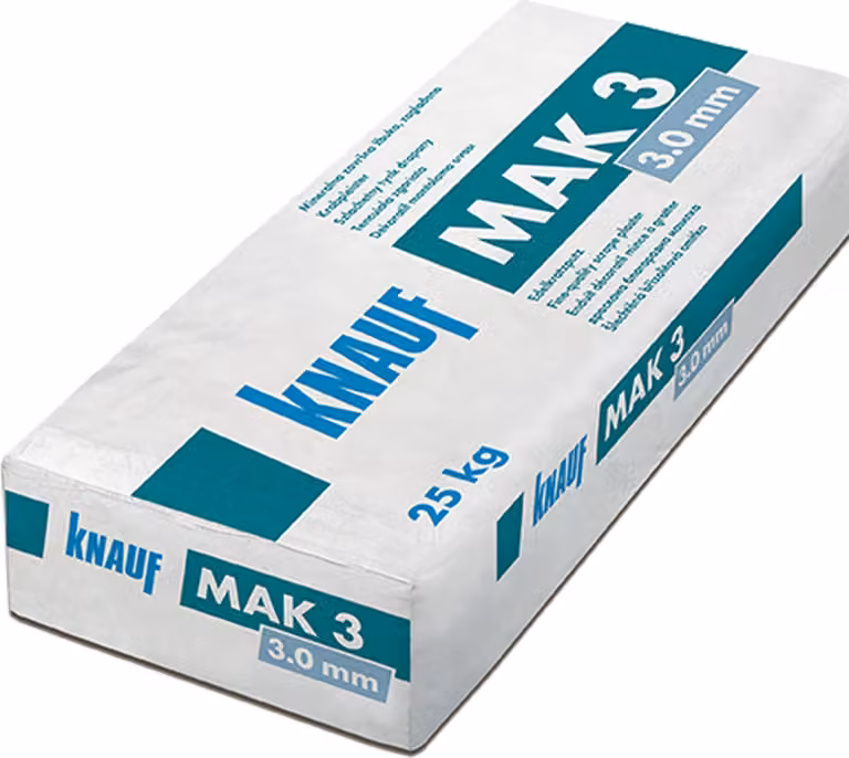 42x KNAUF Mak3 3 mm naturweiß 25kg Kratzputz zweilagig