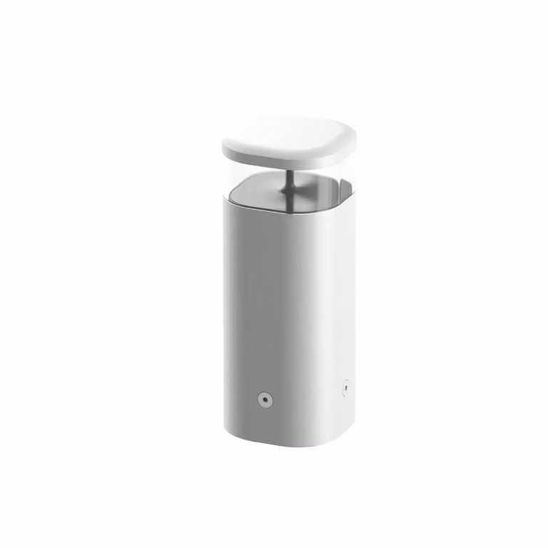 Flos Architectural FLOS Pointbreak Bollard 2, 2.700K bianco 30cm 2, Bianco / Opale, Alluminio, Design, Lampada LED da esterni