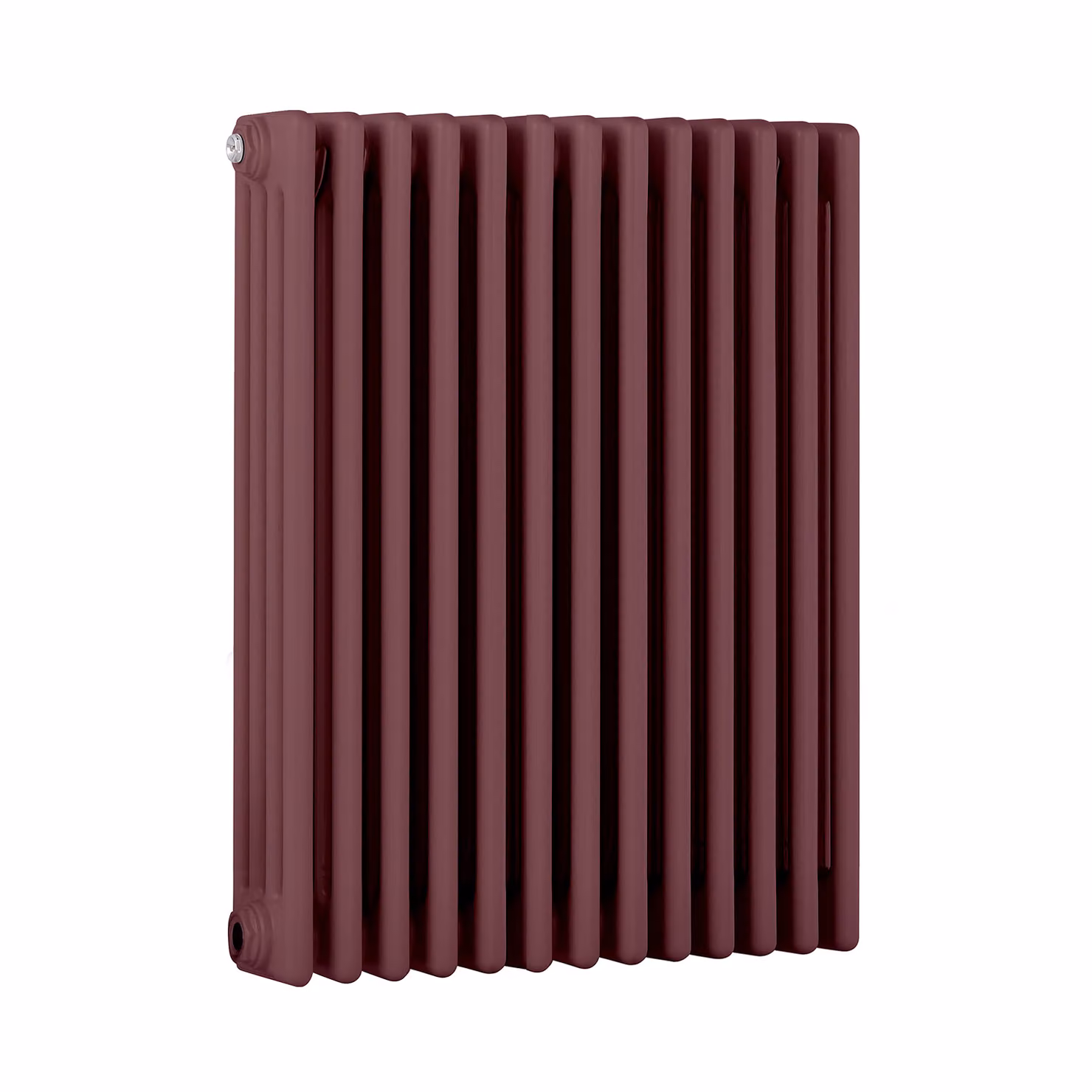 Radiatore Orizzontale a Colonne (4 Colonne) 750mm x 605mm - Rosso (Booth Rosso) - Regent