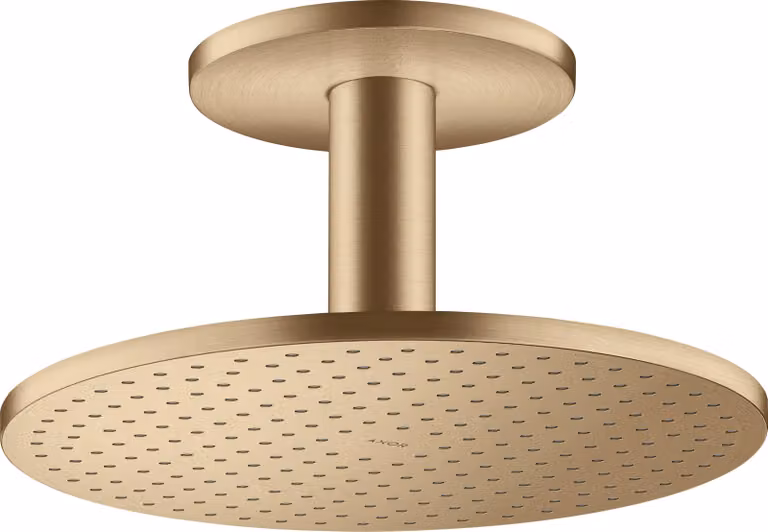 hansgrohe AXOR ShowerSolutions pomme de douche 300 1 jet, raccordement au plafond, 35301140, 35301140