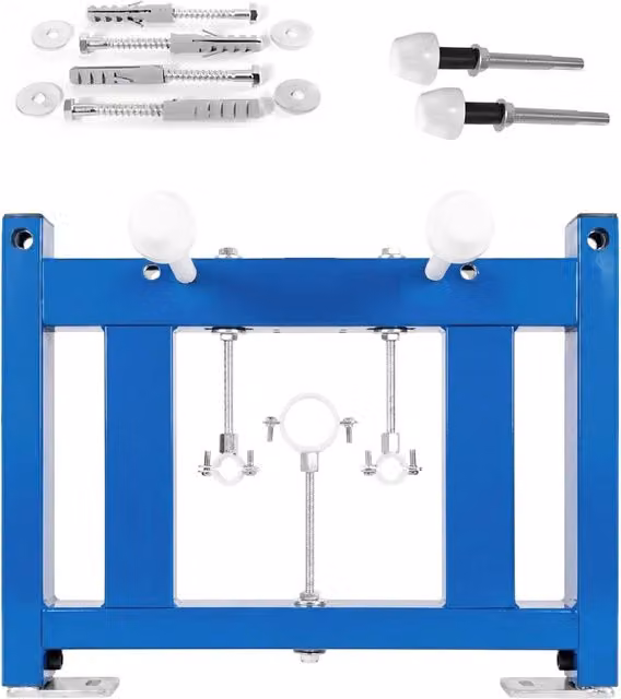 Set telaio da incasso per bidet 022n in acciaio blu – 1