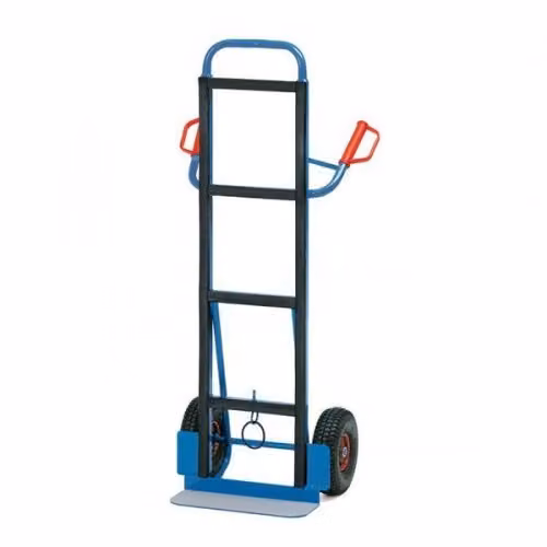 Carrello portattrezzi Fetra con ruote pneumatiche, portata 350 kg