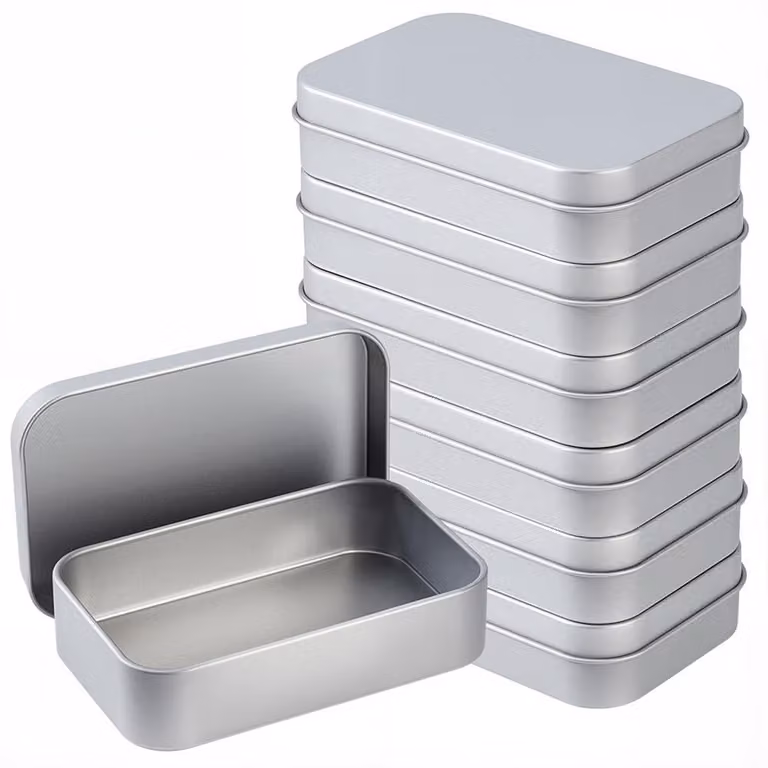 Set di 6 contenitori metallici - Mini contenitori portatili - CON-CN0001-47-EU21