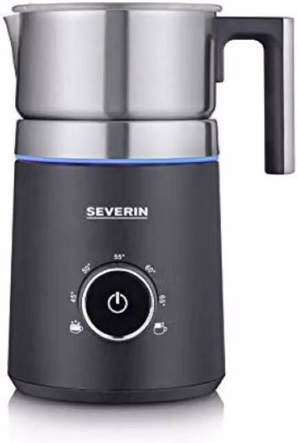 Montalatte e scaldalatte elettrico Severin SM 3586 Nero in Acciaio inox