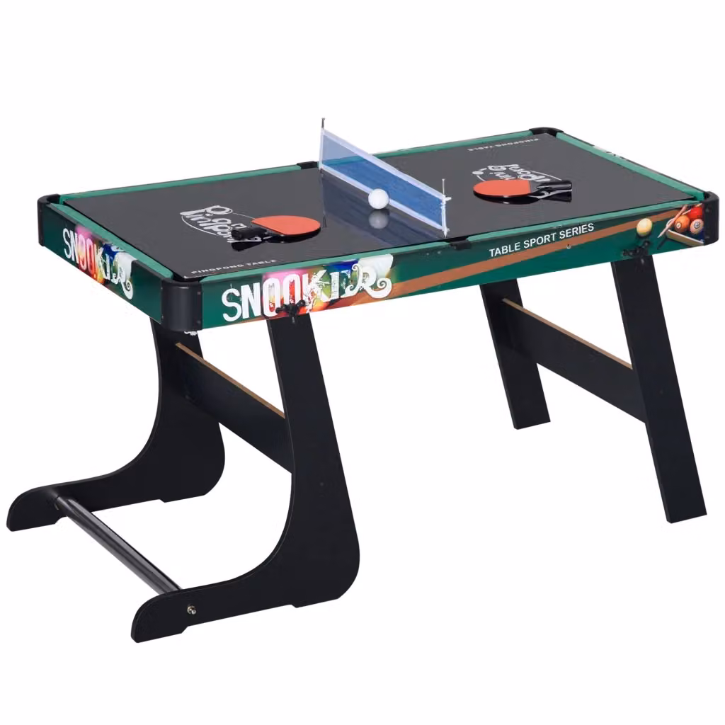 Tavolo da gioco pieghevole 6 in 1 zephmum multicolore L/P/H: 118 x 104 x 71 cm – 2