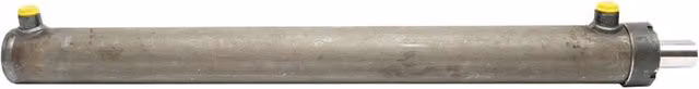 Cilindro idraulico da 800 mm con filettatura M20 e attacco idraulico Ø20 grigio