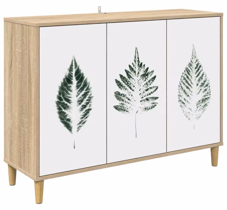 Bufet HANAU Sonoma, dimensioni 102 x 33 x 75 cm, realizzato in legno ingegnerizzato